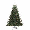 vidaXL Artificial Christmas Tree with 300 LEDs with Stand Green 180 cm