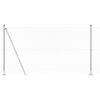 vidaXL Outdoor Chainlink Fence with Concrete Base 10 x 1.2 m Silver