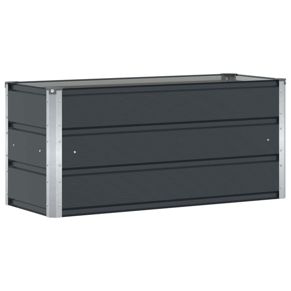 vidaXL Planter Anthracite 100 x 40 x 45 cm Steel