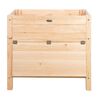 Esschert Design Raised Bed with Storage 65 L Natural
