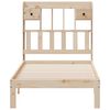 vidaXL Bookcase Bed without Mattress 75x190cm Solid Wood Pine