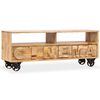 vidaXL TV Cabinet Solid Mango Wood 120x30x48 cm