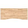 vidaXL Desk Top Untreated 120x50x2.5 cm Solid Wood Oak Rectangular