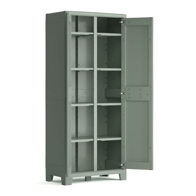 Keter Multi-purpose Outdoor Storage Cabinet Planet Jade Grey