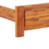 vidaXL Bed Frame without Mattress Solid Acacia Wood 100x200cm
