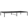 vidaXL Metal Bed Frame without Mattress Black 100x190cm