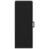 vidaXL Wall Mounted Cabinet Black Oak 34.5x34x90 cm Engineered Wood