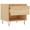 vidaXL Coffee Tables 2 pcs Sonoma Oak 50x46x50 cm Engineered Wood