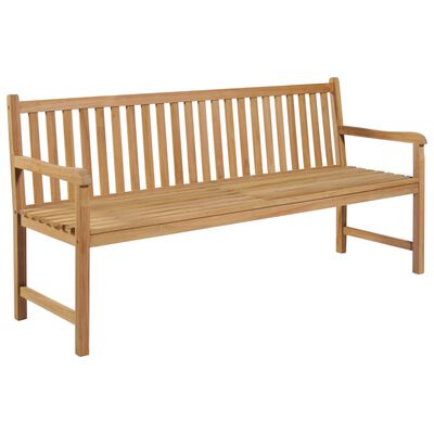 vidaXL Garden Bench 175 cm Solid Teak Wood