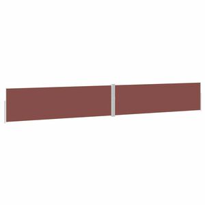 vidaXL Patio Retractable Side Awning 170x1200 cm Brown