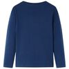 Kids' T-shirt with Long Sleeves Navy Blue 104