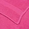 vidaXL Shower Towels "FROGN" 10 pcs Pink 70x140 cm 360 gsm