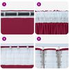 vidaXL Velvet Curtains 2 pcs Wine red 245 x 140 cm Velvet