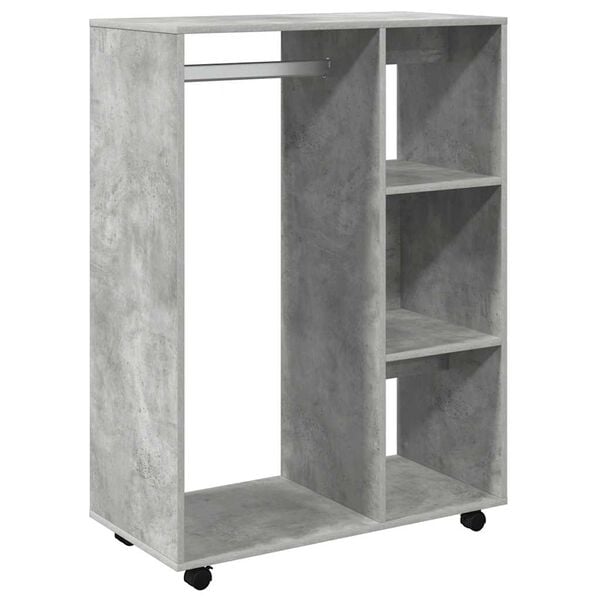 vidaXL Wardrobe Concrete Grey 80x40x110 cm Engineered Wood