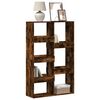 vidaXL Bookcase Smoked Oak 100x33x155.5 cm Engineered Wood