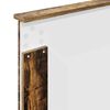 vidaXL Bed Frame with Drawer Smoked Oak 90 x 200 cm Engineer Wood
