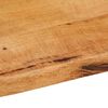 vidaXL Table Top 100x60x3.8 cm Live Edge Solid Wood Mango