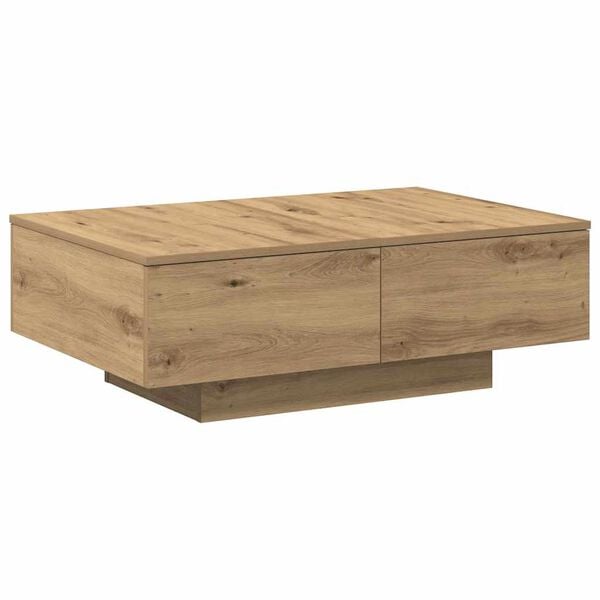 vidaXL Coffee Table Artisan Oak 90x60x31 cm Engineered Wood