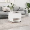vidaXL Coffee Table White 50x46x50 cm Engineered Wood