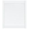 vidaXL Cabinet Door Louvred Design White 69x59.4 cm Solid Wood Pine