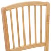 vidaXL Dining Chairs 2 pcs Natural 50 x 52.5 x 91 cm Solid Rubber Wood