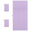 vidaXL Sports Towel Set 3 pcs Purple Polyester and Polyamide