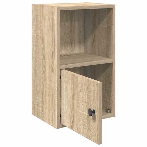 vidaXL Bookcase Sonoma Oak 31x24x52 cm Engineered Wood