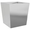 vidaXL Garden Planters 50x50x50 cm 2 pcs Galvanised Steel