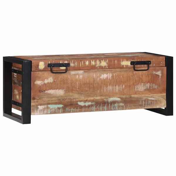 vidaXL Storage Chests Multicolour 80 x 30 x 30 cm Solid Reclaim wood