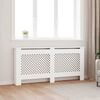 vidaXL Radiator Cover White 172x19x81.5 cm MDF