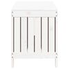 vidaXL Garden Storage Box White 108x42.5x54 cm Solid Wood Pine