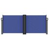 vidaXL Retractable Side Awning Blue 100x600 cm