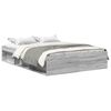 vidaXL Bed Frame without Mattress Grey Sonoma 140x190 cm