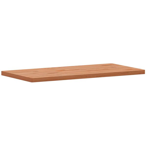 vidaXL Table Top 80x40x2.5 cm Rectangular Solid Wood Beech