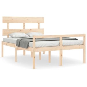 vidaXL Senior Bed without Mattress 140x200 cm Solid Wood