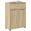 vidaXL Bathroom Cabinet with Drawer Sonoma Oak 72.5 x 36.5 x 100 cm