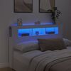 vidaXL LED Headboard White 160x18,5x103,5 cm Engineered Wood