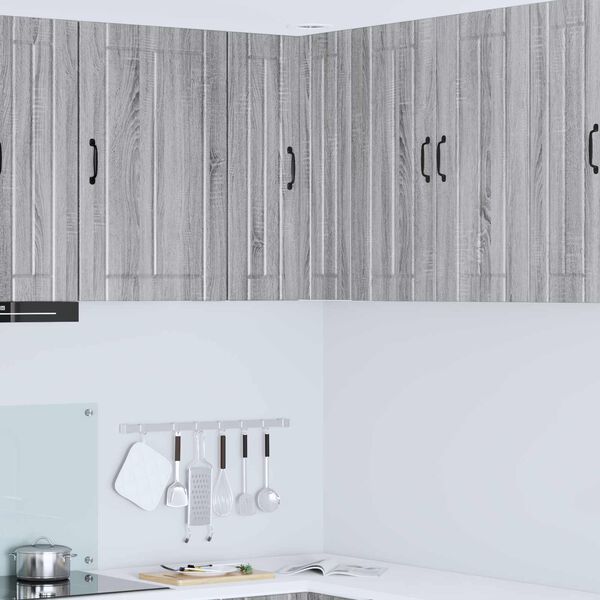 vidaXL Dishwasher Panel Lucca Grey Sonoma 57 x 57 x 80 cm
