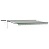 vidaXL Electric Retractable Awning 4.5 x 3 m Polyester with PU coating