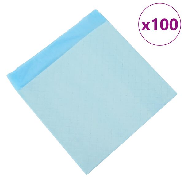 vidaXL Pet Training Pad Plain 100 pcs 45 x 33 cm