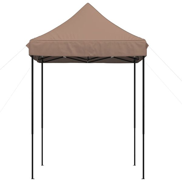 vidaXL Foldable Party Tent Pop-Up Brown 200x200x306 cm