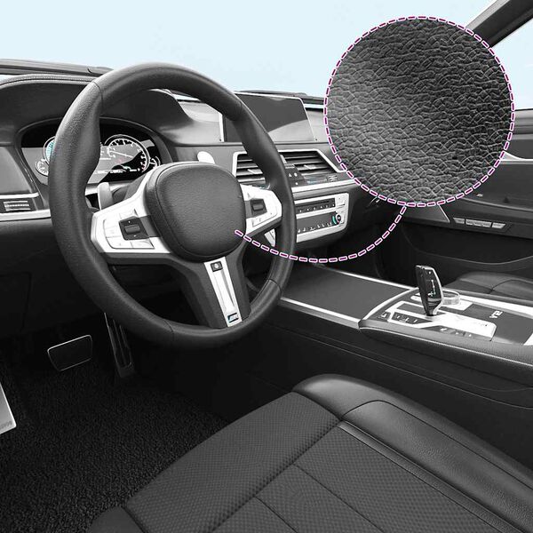 vidaXL Car Films 2 pcs Matt Black 100x150 cm+50x150 cm