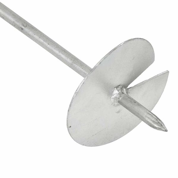 vidaXL Earth Anchors 6 pcs 10x60 cm Galvanised Metal