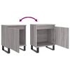 vidaXL Bedside Cabinets 2 pcs Grey Sonoma 40x30x50 cm Engineered Wood