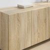 vidaXL TV Wall Cabinet Wall-mounted 2 pcs Sonoma Oak 59.5 x 31 x 40 cm