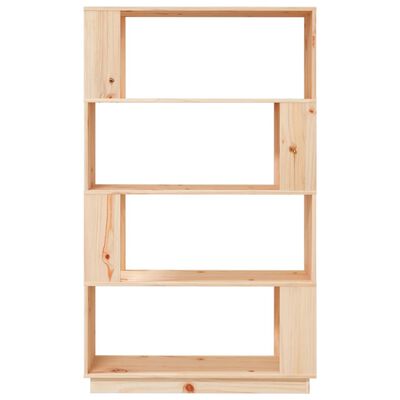 vidaXL Book Cabinet/Room Divider 80x25x132 cm Solid Wood Pine
