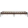 vidaXL Bed Frame without Mattress Brown Oak 120x190 cm Small Double