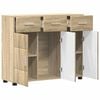 vidaXL Sideboard FLORIN Sonoma Oak 88.5 x 30.5 x 73 cm Engineered Wood