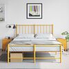 vidaXL Bedside Cabinets 2 pcs Mustard Yellow 36x39x43.5 cm Steel