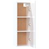 vidaXL 5 Piece TV Cabinet Set High Gloss White Engineered Wood